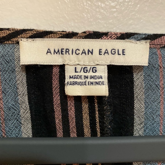 American Eagle Striped Boho Blouse - Picture 3 of 5